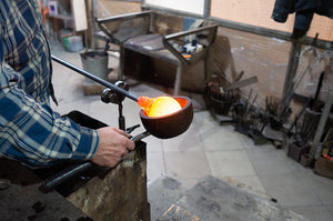 Mouth-blown glass 