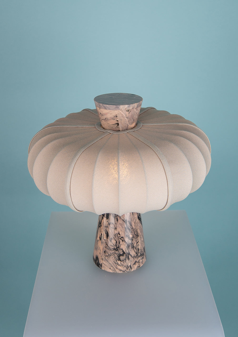 Andorra Table Lamp | Mild Ombre, Terrestrial Brown | Sample Piece